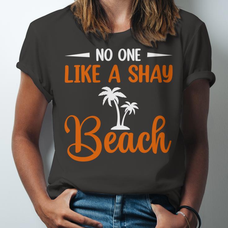 Funny No One Like A Shay Beach Palm Tree Summer Vacation Unisex Jersey Short Sleeve Crewneck Tshirt