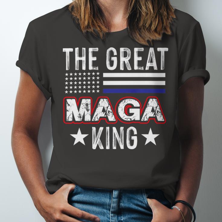 Funny The Great Maga King Trump 2022 Amp 2024 Unisex Jersey Short Sleeve Crewneck Tshirt