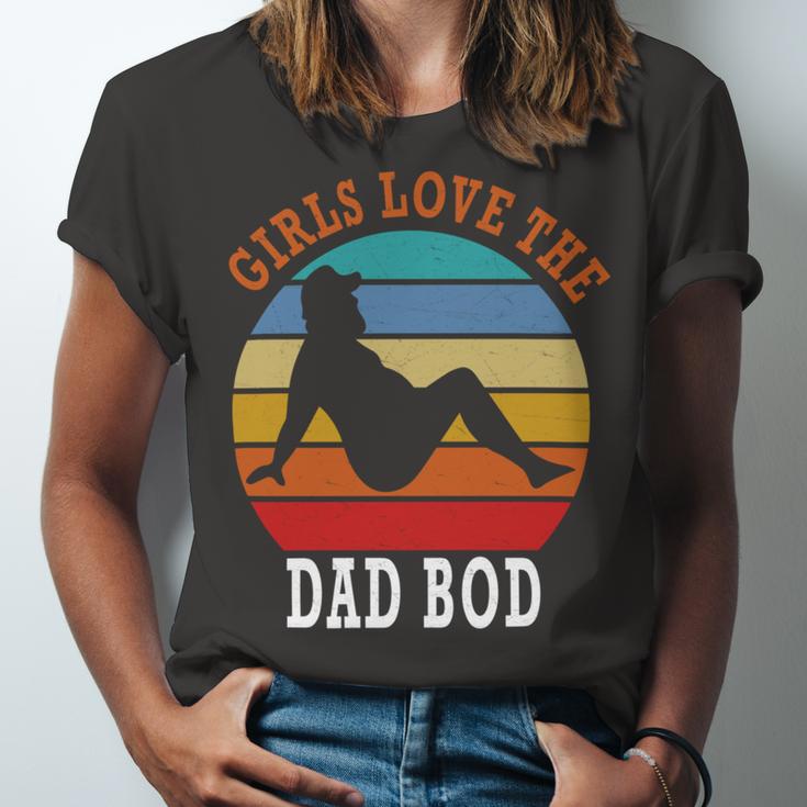 Girls Love The Dad Bod Unisex Jersey Short Sleeve Crewneck Tshirt