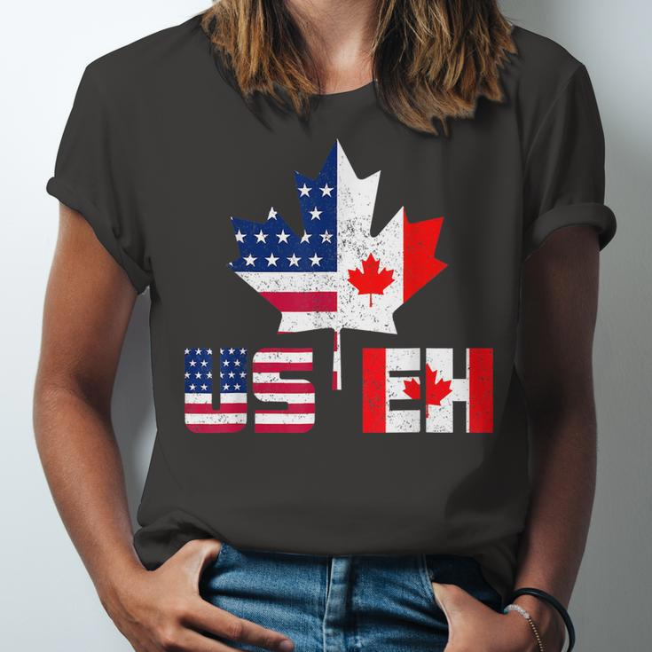 Happy Canada Day Usa Pride Us Flag Day Useh Canadian Unisex Jersey Short Sleeve Crewneck Tshirt