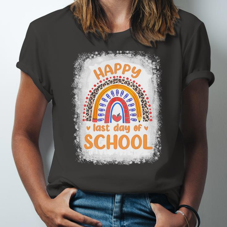 Happy Last Day Of School Rainbow Summer Vacation Jersey T-Shirt
