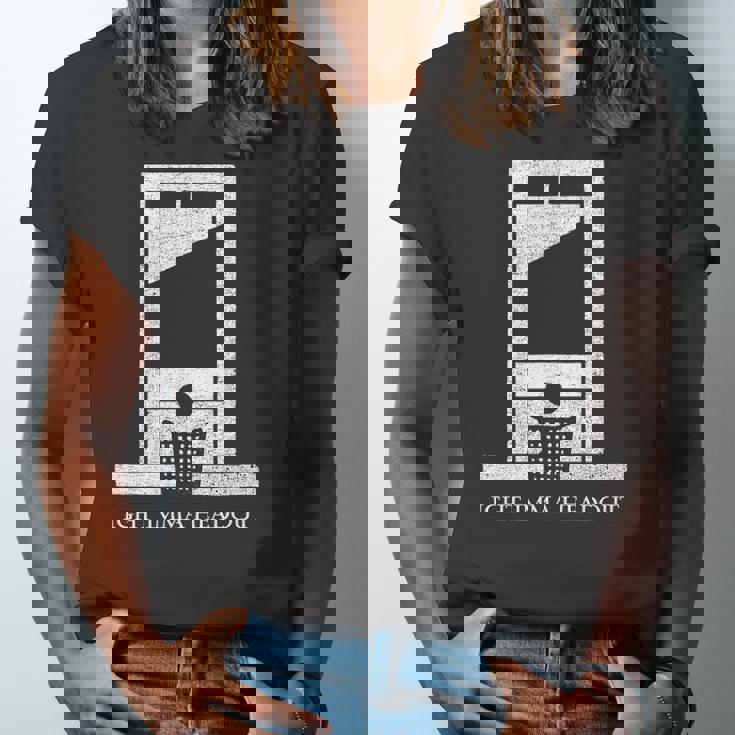 Ight Bruh Imma Head Out Meme Guillotine Ironic Jersey T-Shirt