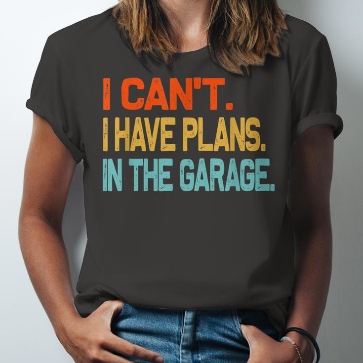 Ill Be In The Garage Funny Dad Work Repair Car Mechanic Unisex Jersey Short Sleeve Crewneck Tshirt