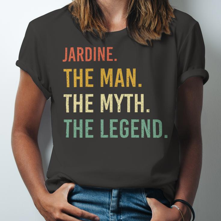 Jardine Name Shirt Jardine Family Name V3 Unisex Jersey Short Sleeve Crewneck Tshirt