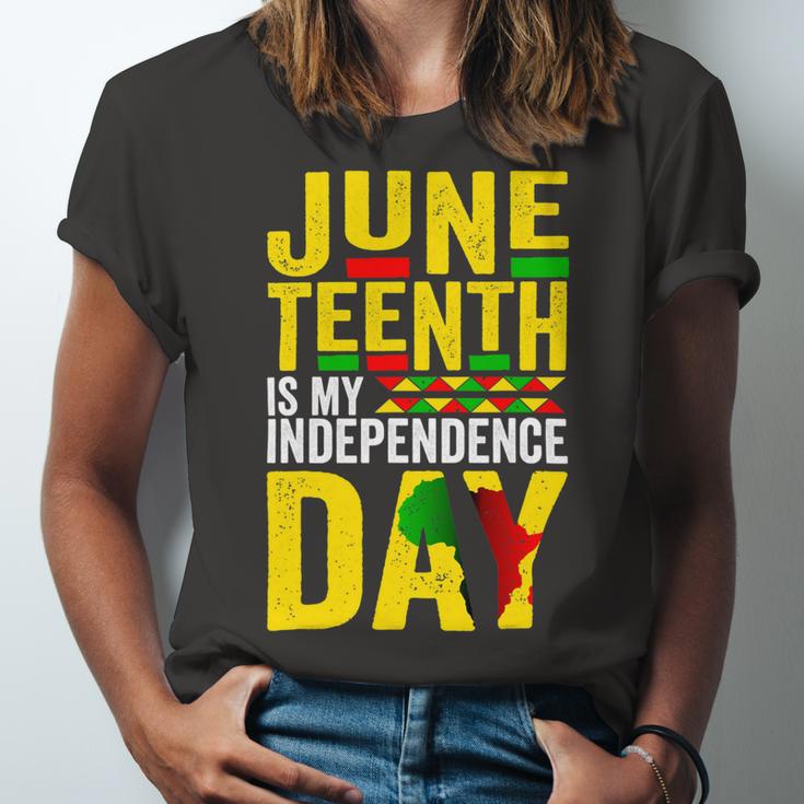 Juneteenth Is My Independence Day 1865 African American Unisex Jersey Short Sleeve Crewneck Tshirt