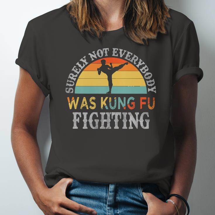 Karate Surely Not Everybody Was Kung Fu Fighting Jersey T-Shirt