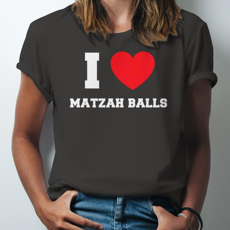 I Love Matzah Balls Lover Jersey T-Shirt