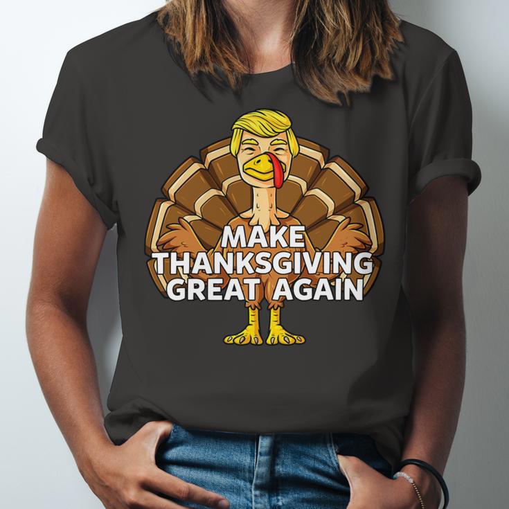 Make Thanksgiving Great Again Funny 3 Shirt Unisex Jersey Short Sleeve Crewneck Tshirt