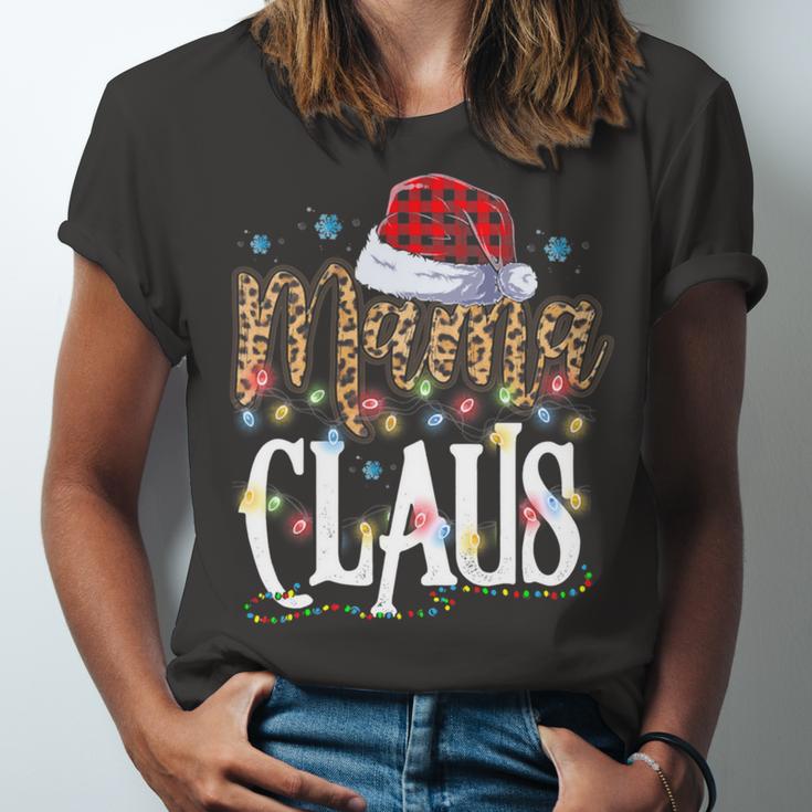 Mama Nana Claus Christmas Pajamas 505 Shirt Unisex Jersey Short Sleeve Crewneck Tshirt