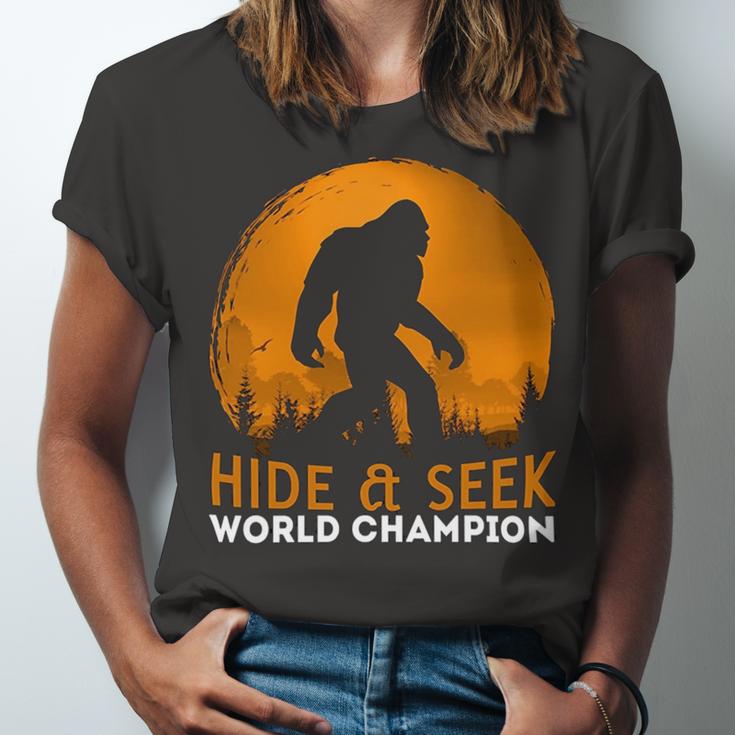 Market Trendz Bigfoot Hide And Seek Champion 405 Trending Shirt Unisex Jersey Short Sleeve Crewneck Tshirt