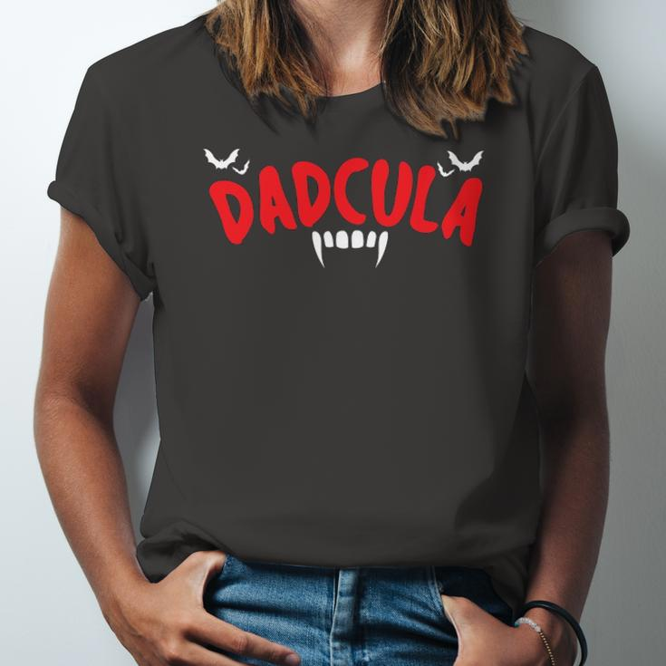 Matching Couple Costume Dad Dadcula Halloween Jersey T-Shirt