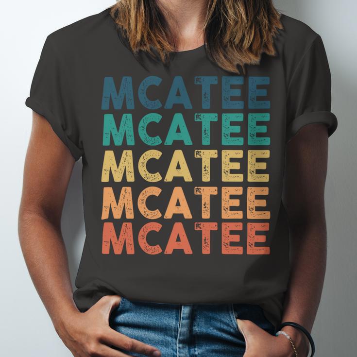 Mcatee Name Shirt Mcatee Family Name Unisex Jersey Short Sleeve Crewneck Tshirt