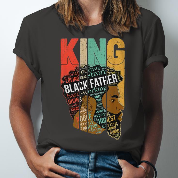 Mens Strong Black King Juneteeth African American Father Day 23 Shirt Unisex Jersey Short Sleeve Crewneck Tshirt