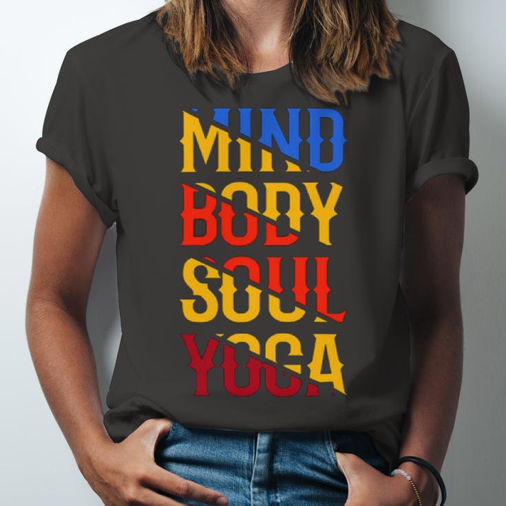 Mind Body Soul Yoga 114 Trending Shirt Unisex Jersey Short Sleeve Crewneck Tshirt