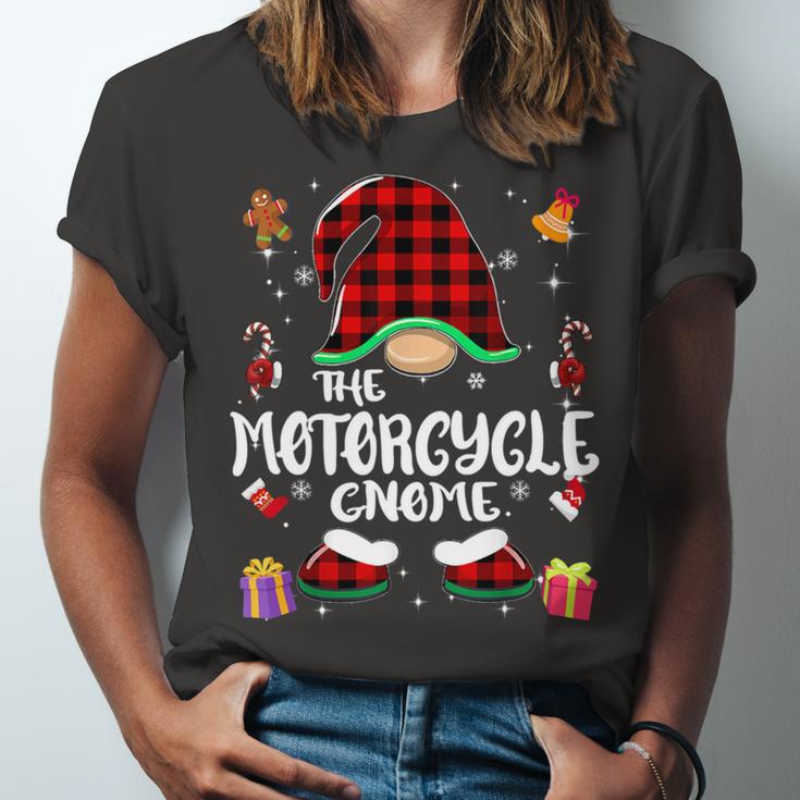 Motorcycle Gnome Buffalo Plaid Red 460 Shirt Unisex Jersey Short Sleeve Crewneck Tshirt