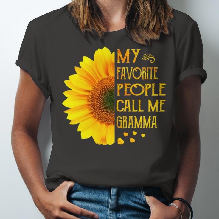 My Favorite People Call Me Gramma 728 Shirt Unisex Jersey Short Sleeve Crewneck Tshirt