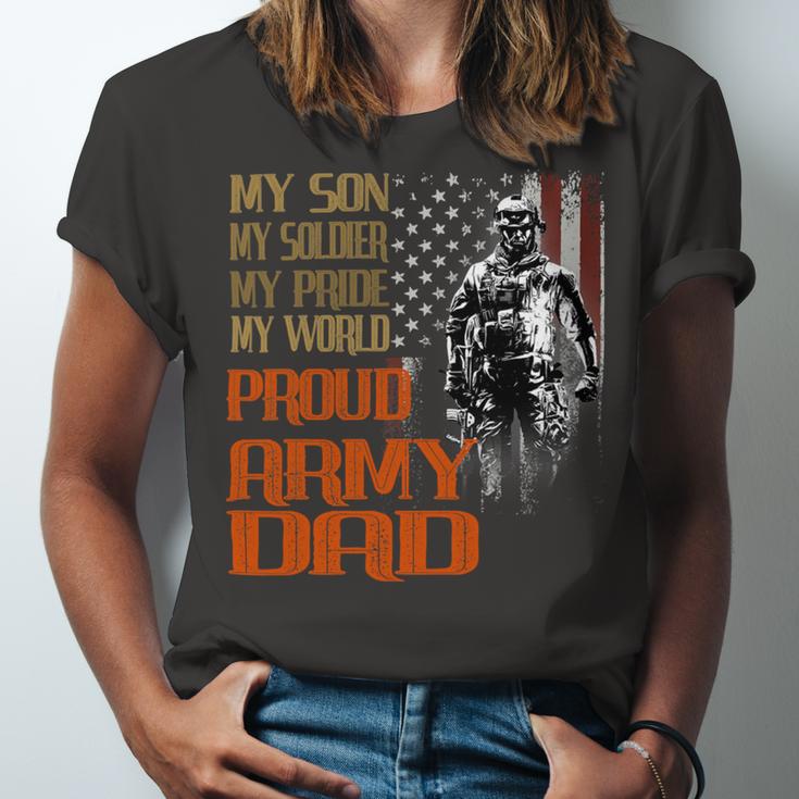 My Son Is A Soldier Hero Proud Army 713 Shirt Unisex Jersey Short Sleeve Crewneck Tshirt