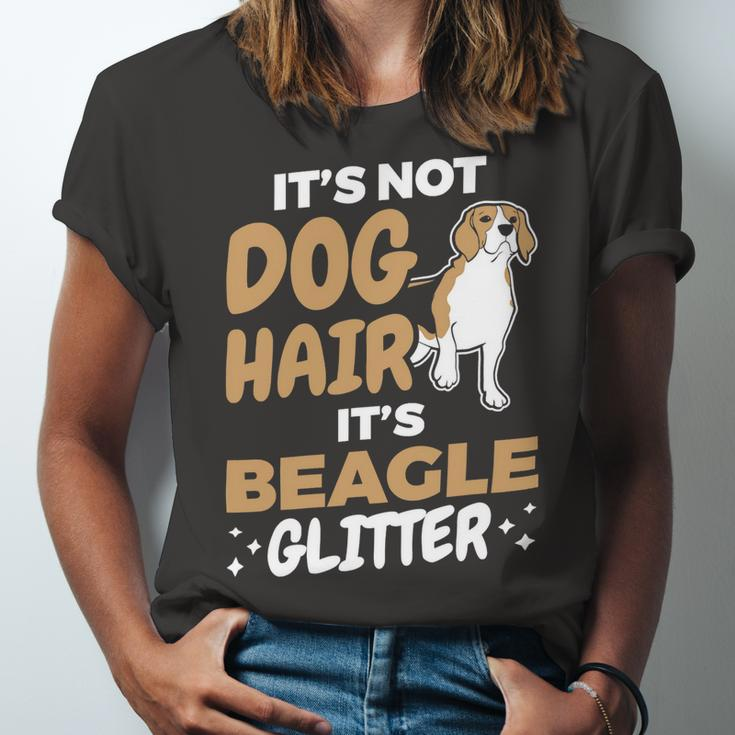 Not Dog Hair Beagle Glitter Pet Owner Dog Lover Beagle 61 Beagle Dog Unisex Jersey Short Sleeve Crewneck Tshirt