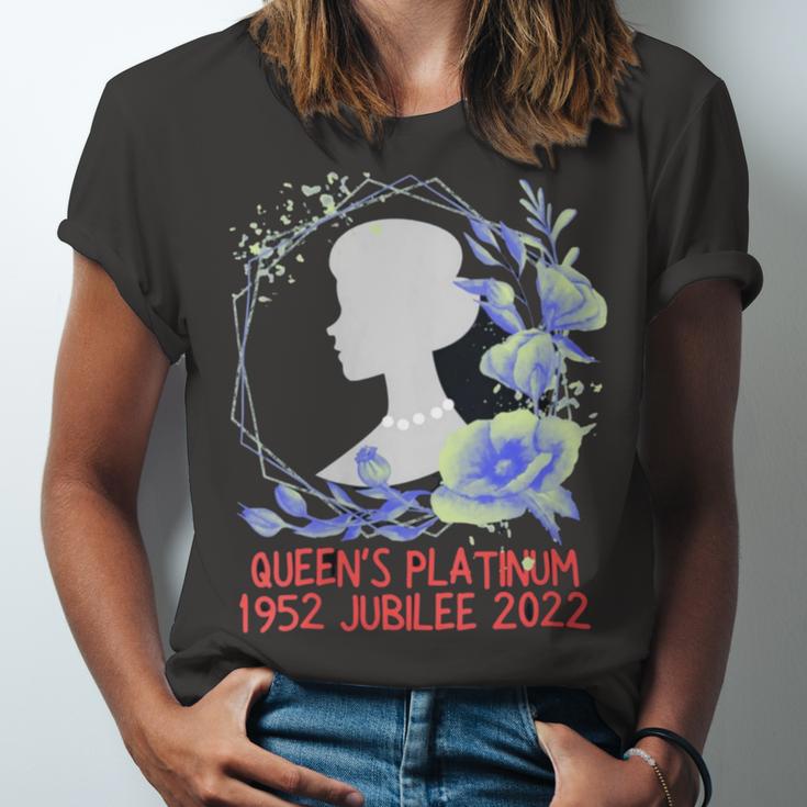 Queen Platinum Jubilee Unisex Jersey Short Sleeve Crewneck Tshirt