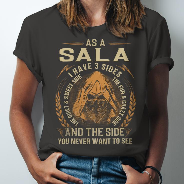 Sala Name Shirt Sala Family Name V4 Unisex Jersey Short Sleeve Crewneck Tshirt