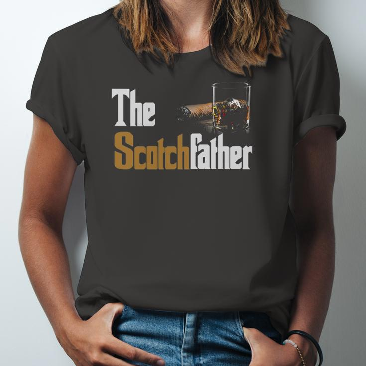 The Scotch Father Whiskey Lover From Her Jersey T-Shirt