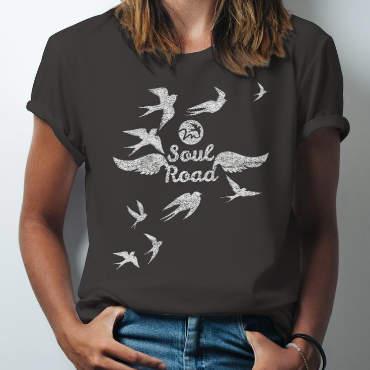 Soul Road With Flying Birds Jersey T-Shirt
