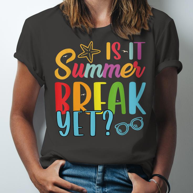 Teacher End Of Year Is It Summer Break Yet Last Day Jersey T-Shirt