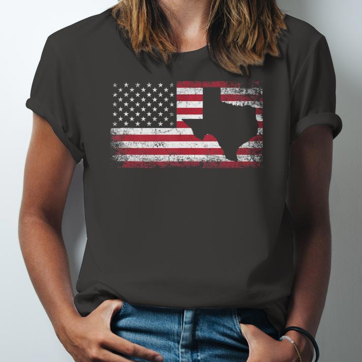 Texas 4Th Of July American Flag Usa Patriotic Jersey T-Shirt