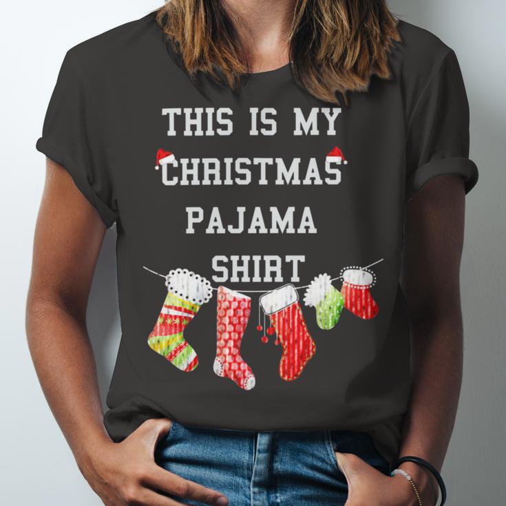 This Is My Christmas Pajama 876 Shirt Unisex Jersey Short Sleeve Crewneck Tshirt