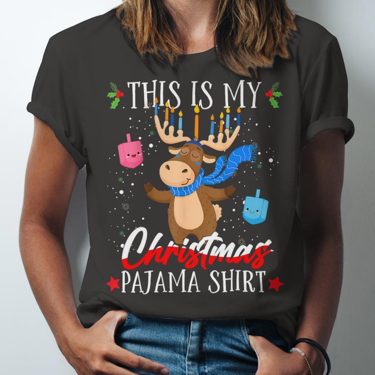 This Is My Christmas Pajama Jewish 545 Shirt Unisex Jersey Short Sleeve Crewneck Tshirt