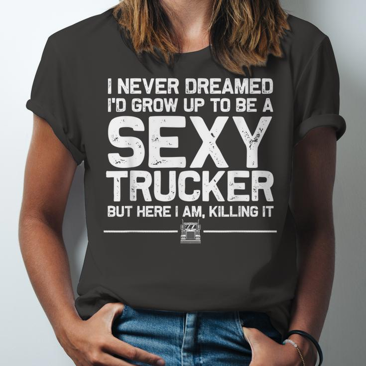 Truck Driver For Trucker Trucking Lover Jersey T-Shirt