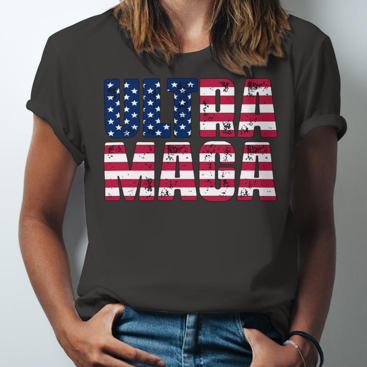 Ultra Maga And Proud Of It A Ultra Maga And Proud Of It V18 Unisex Jersey Short Sleeve Crewneck Tshirt