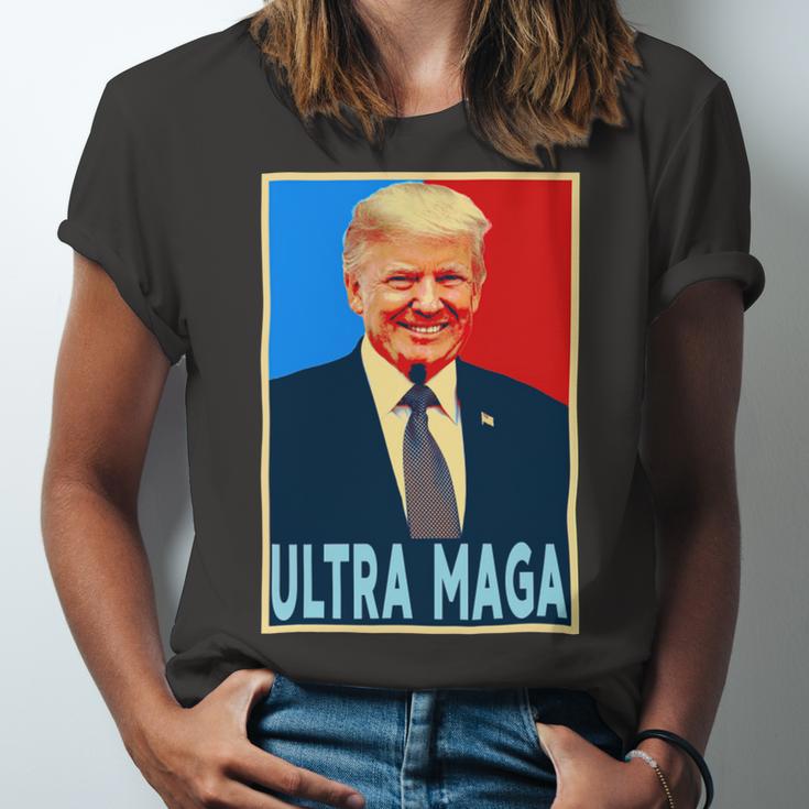 Ultra Maga President Donald Trump Gift Unisex Jersey Short Sleeve Crewneck Tshirt