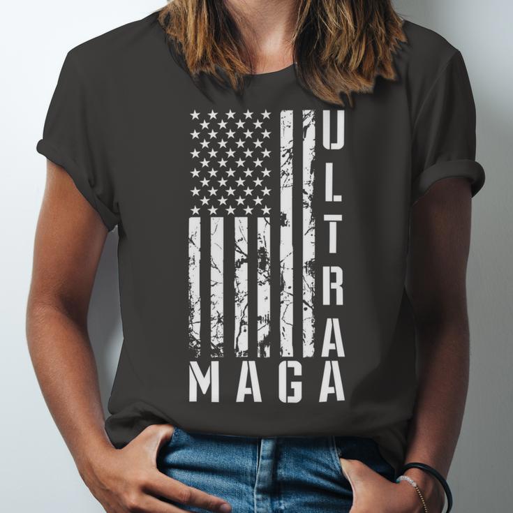 Ultra Maga Ultra Maga Funny Ultra Maga 2024 Ultra Maga And Proud Of Itultra Maga Proud V3 Unisex Jersey Short Sleeve Crewneck Tshirt