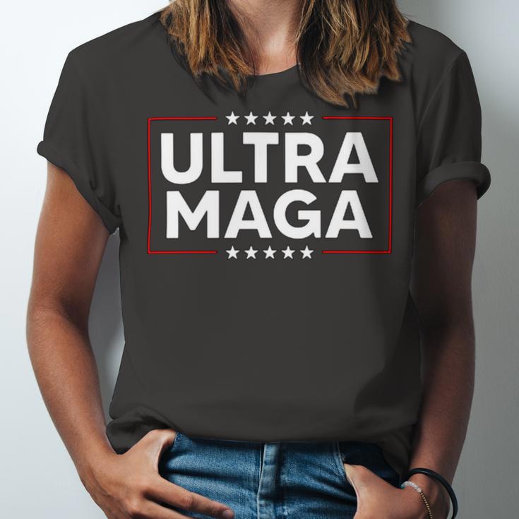 Ultra Maga Ultra Maga Funny Ultra Maga 2024 Ultra Maga And Proud Of Itultra Maga Proud V4 Unisex Jersey Short Sleeve Crewneck Tshirt