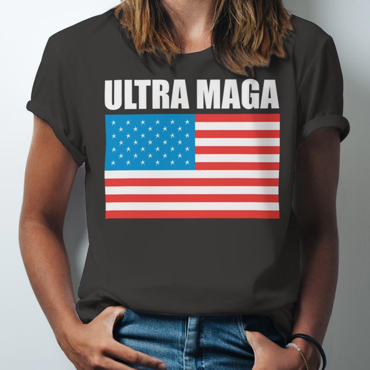 Ultra Maga Us Flag Unisex Jersey Short Sleeve Crewneck Tshirt