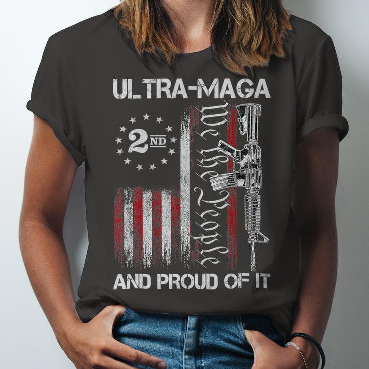 Ultra Maga We The People Proud Republican Usa Flag Unisex Jersey Short Sleeve Crewneck Tshirt