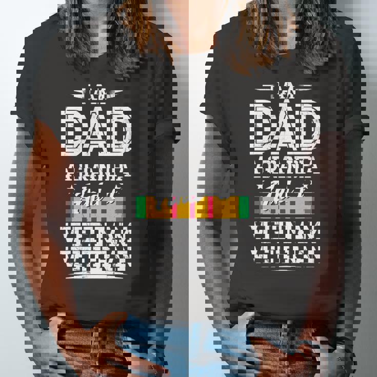 Veterans Day Grandpa Dad Vietnam Veteran Fathers Day Jersey T-Shirt