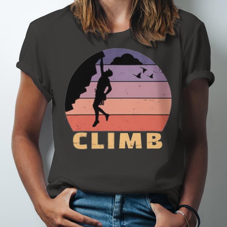 Vintage Retro Rock Climber 174 Shirt Unisex Jersey Short Sleeve Crewneck Tshirt