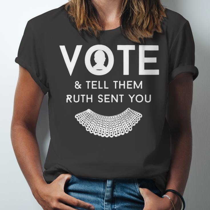 Vote And Tell Them Ruth Sent You 31 Shirt Unisex Jersey Short Sleeve Crewneck Tshirt