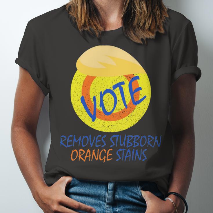 Vote Removes Stubborn Orange Stains 902 Shirt Unisex Jersey Short Sleeve Crewneck Tshirt