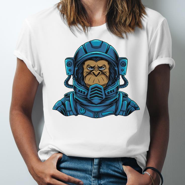 Astromonkey Unisex Jersey Short Sleeve Crewneck Tshirt