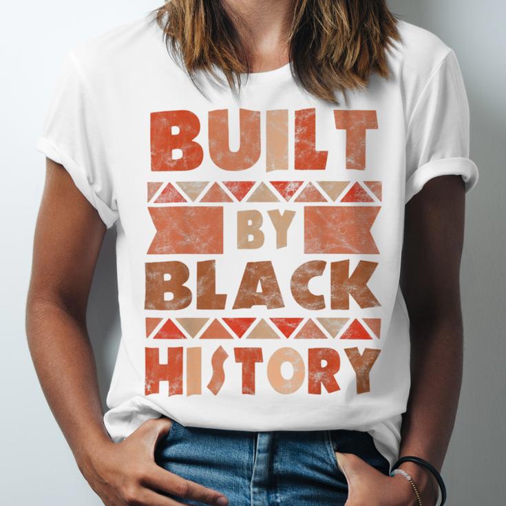 Built By Black History African American Pride Unisex Jersey Short Sleeve Crewneck Tshirt