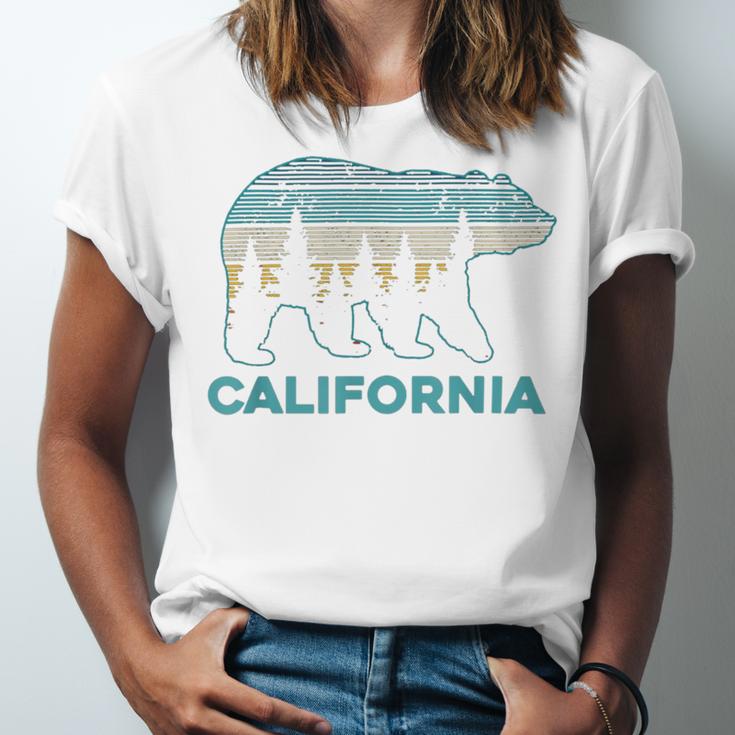 California Bear Vintage Retro Nature Hiking Souvenir 465 Trending Shirt Unisex Jersey Short Sleeve Crewneck Tshirt