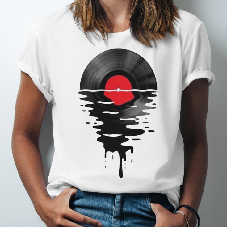 Cool Record Dj Music Unisex Jersey Short Sleeve Crewneck Tshirt