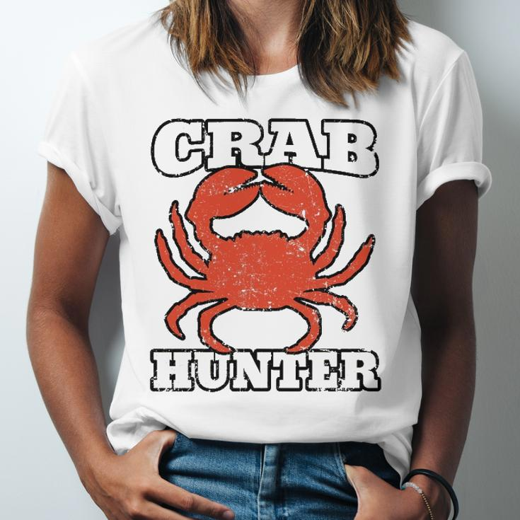 Crab Hunter Seafood Hunting Crabbing Lover Claws Shellfish Jersey T-Shirt