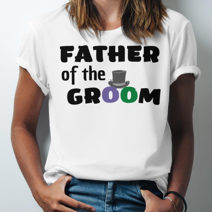 Father Of The Groom Wedding Collection Engagement Party Unisex Jersey Short Sleeve Crewneck Tshirt