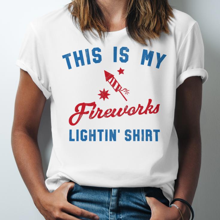 Fourth Of July My Fireworks Vintage 749 Shirt Unisex Jersey Short Sleeve Crewneck Tshirt