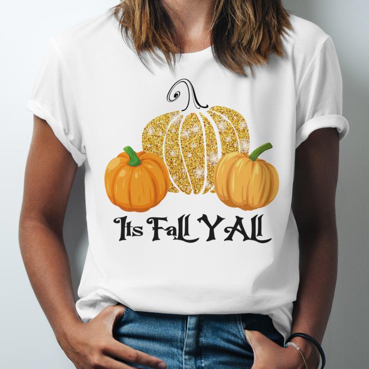 Happy Fall Yall Its Fall Yall Leopard Print Pump V2 Unisex Jersey Short Sleeve Crewneck Tshirt