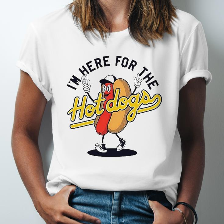 Im Here For The Hot Dogs Jersey T-Shirt